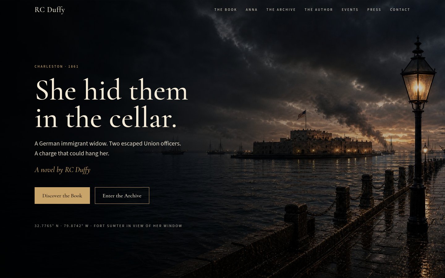 rcduffy.com, the author site KGL built for Robin Duffy